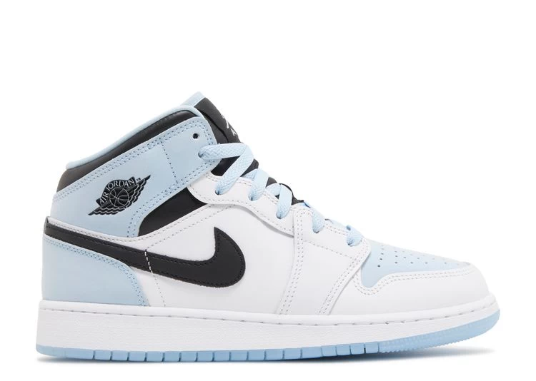 Air Jordan 1 Mid SE GS 'White Ice Blue' 3 Air Jordan 1 Mid SE GS 'White Ice Blue'