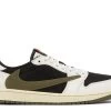 Travis Scott X Wmns Air Jordan 1 Retro Low OG 'Olive' -Cheap Shoe Shop 1 193
