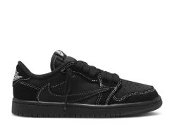 Travis Scott X Air Jordan 1 Low OG SP PS 'Black Phantom'