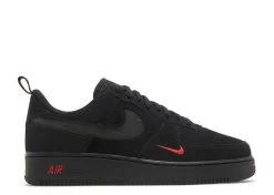 Nike Air Force 1 '07 LV8 'Reflective Swoosh - Black Crimson'