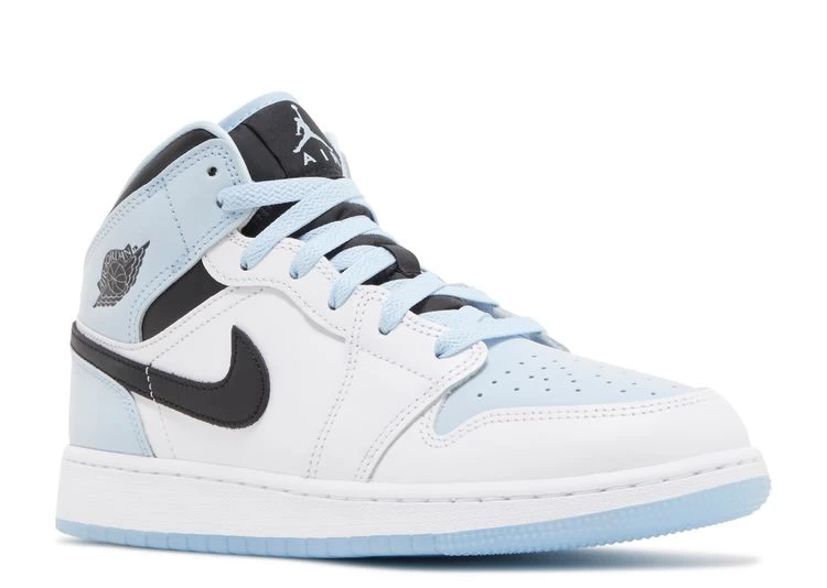 Air Jordan 1 Mid SE GS 'White Ice Blue' 4 Air Jordan 1 Mid SE GS 'White Ice Blue' - Image 2